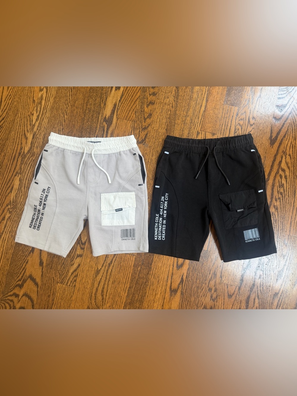 Two pairs of boy shorts size 8 by Kenneth Cole